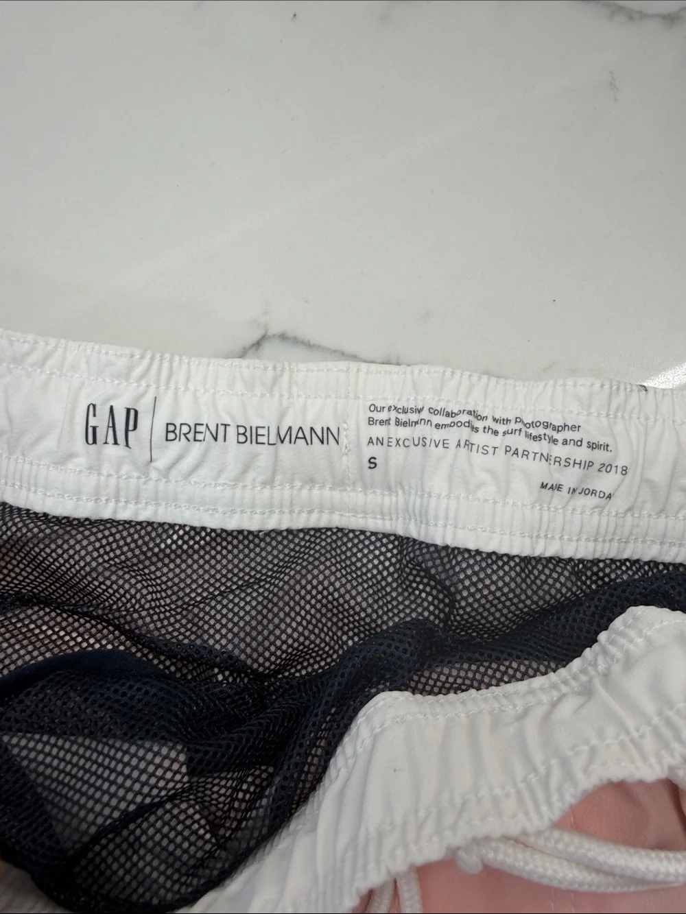 Gap  Beach Print mens Swim Shorts - Pink Gradient